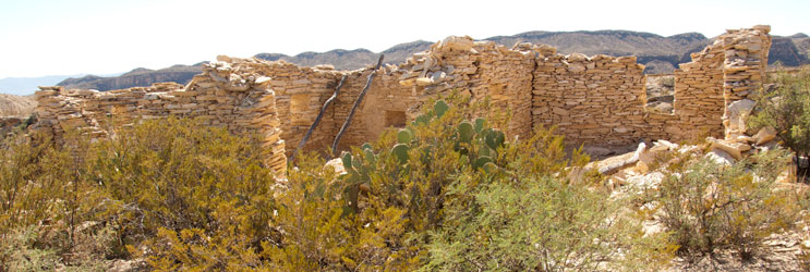 Ruins at the Ghost Town.