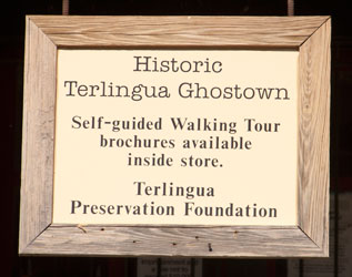 Sign for Walking Tour.
