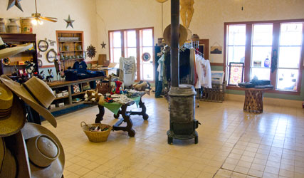 Interior of the store.
