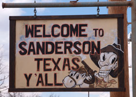 Sign for Sanderson.